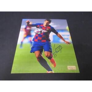 Luis Suarez Barcelona Soccer signed 8x10 Photo w/coa